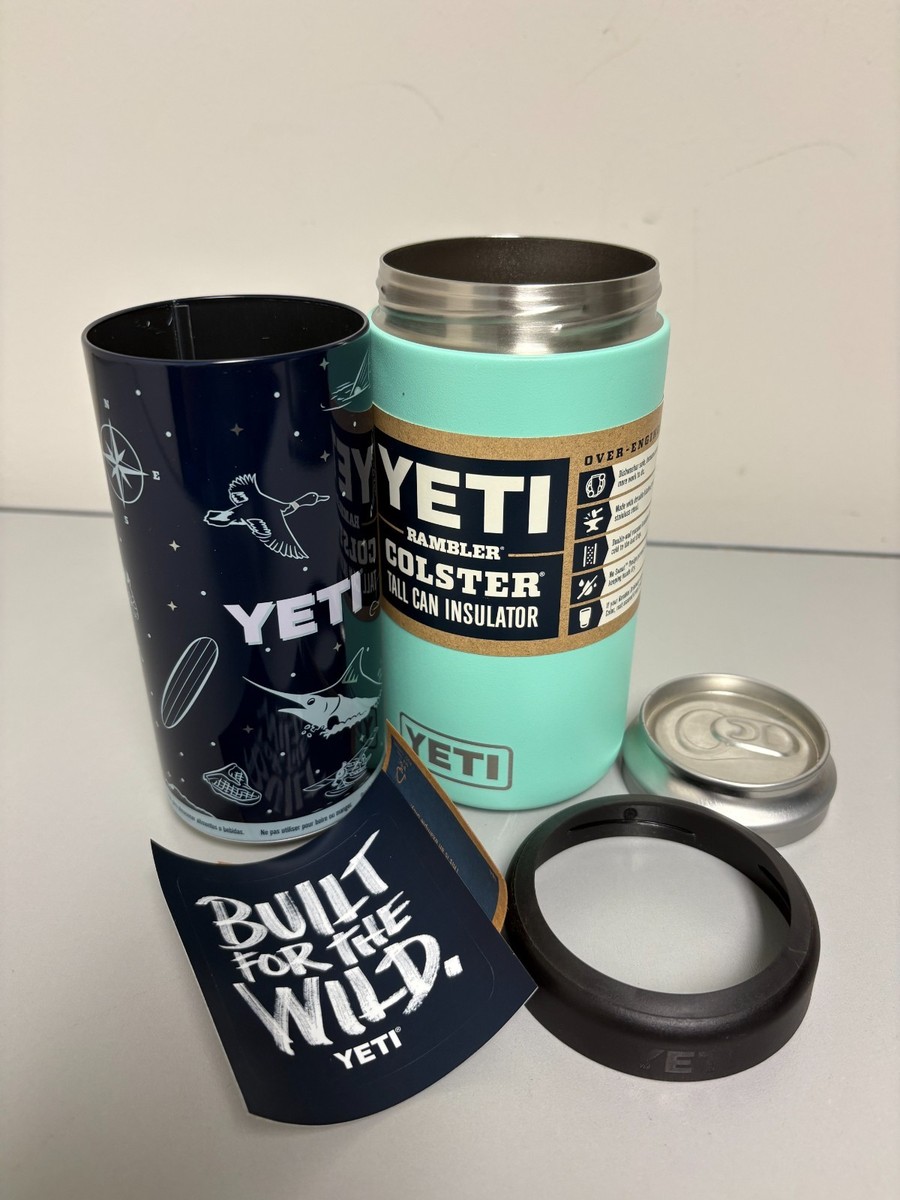 Seafoam YETI® Tall Can Colster® Rambler® - Authentic NEW Rare