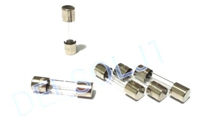LOT OF 5 GMA-5A BUSS BUSSMANN FUSES 5A 125V 5mm x 20mm FAST BLOW