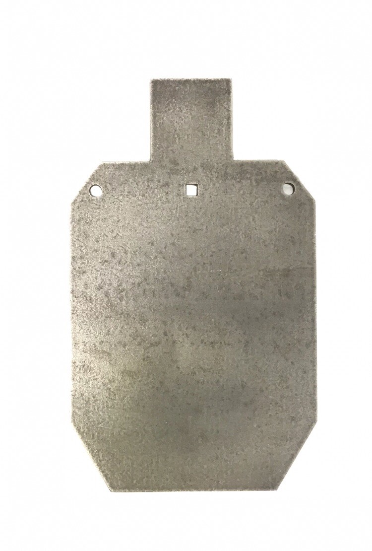 AR500 Steel IPSC Silhouette Shooting Target - 3/8" Thick, 9"x15", For IDPA & Practice