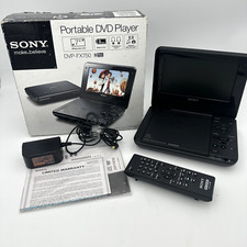 Sony Portable DVD Player with Box Remote DVPFX750 For Parts Read Description 