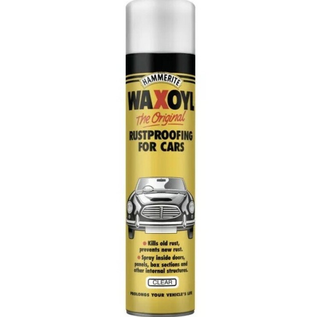 Hammerite Waxoyl Car Rustproofing Treatment Clear, 400ml Aerosol