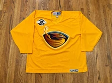Atlanta Thrashers Vintage CCM Center Ice Practice Hockey Jersey Mens XL Canada