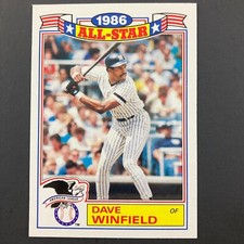 Dave Winfield 1987 Topps Glossy All Star Insert #17 MLB New York Yankees