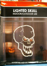 Design Group Indoor/Outdoor Lighted Skull  (85501)  FS