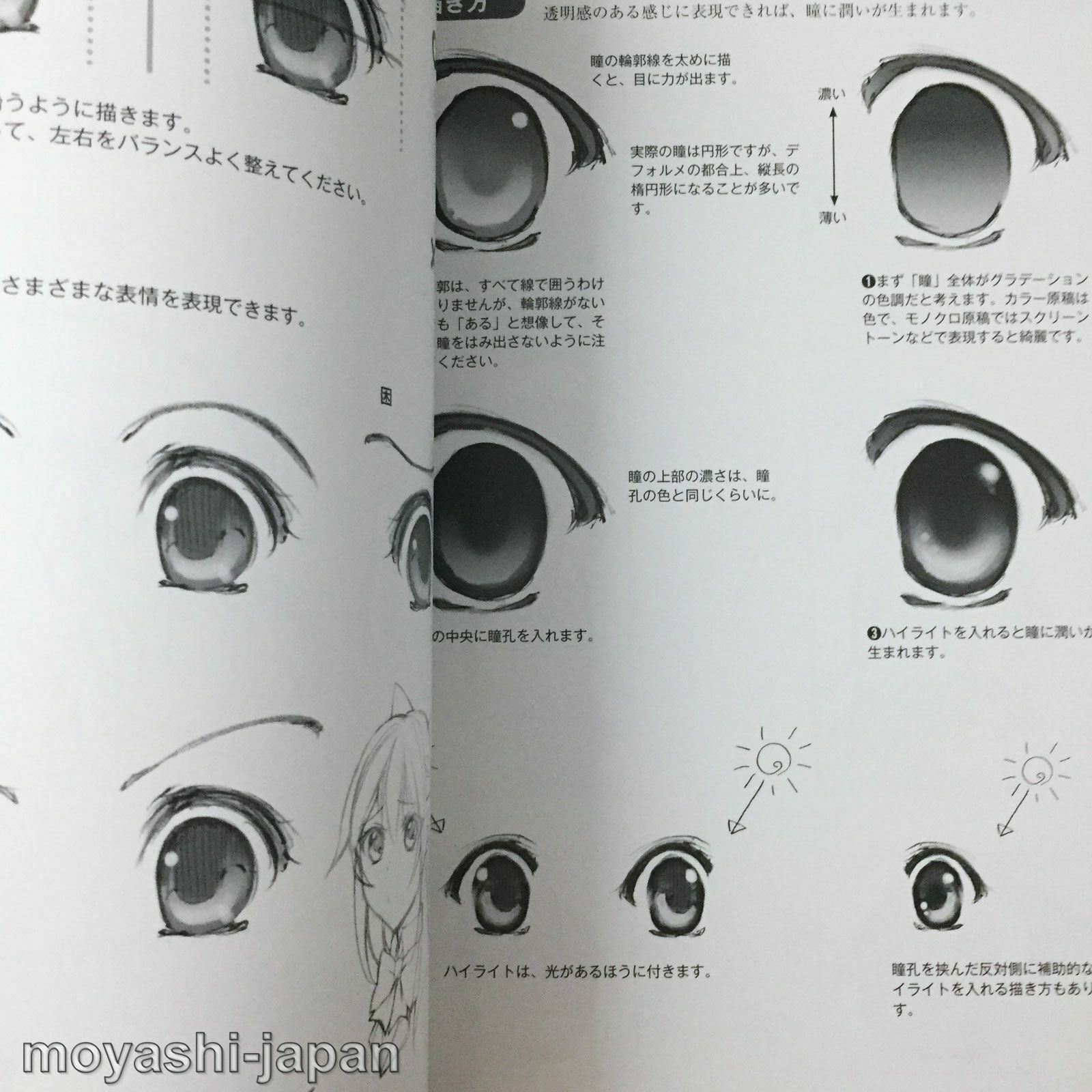 New How To Draw Manga Moe Girls Characters Technique Book Japan Art Guide Ebay