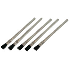 Solder Flux Brushes Metal Handles Pack of 5,  Width 15mm Many Uses