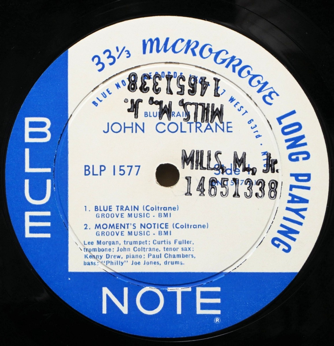 洋楽 john coltrane BLUE TRAIN blue note1577US John Coltrane – Blue Train – Vinyl (Wally Lacquer Cut, LP