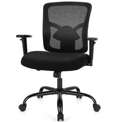 Costway 400 lbs Mesh Big & Tall Office Chair Swivel Computer Desk Task Chair