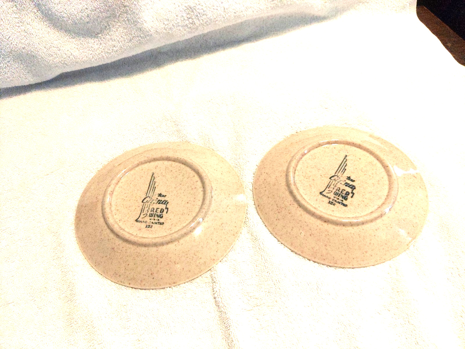  redwing  2  saucers   for coffee or tea cups Lute song Rare