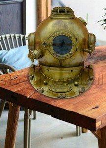 Details About Mark V Diving Divers Helmet Reproduction Antique Handmade U S Navy Collectible