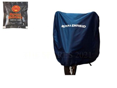 Navy Water Resistant Bike Cover FIT FOR ROYAL ENFIELD Interceptor 650cc (*) 