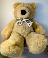 Adorable Teddy Bear America WEGO 1991 FIESTA 15 Plush Light Brown Teddy Vtg Vgc