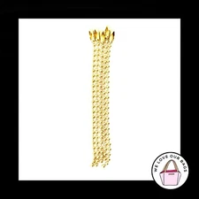 5 pc LOT 4" Gold Brass BALL CHAIN 3.2mm Great for COACH Bag Charm Fob Hang Tag