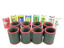 8er Set Getränkekühler für 0,33L Dosen - Dosenkühler Bierkühler Neoprenkühler 