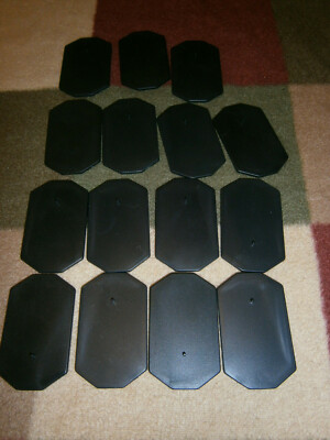 CM Fang of the Sun Dougram bases - plastic bases 2 3/16''x 1 5/16'' (hex-like) x15
