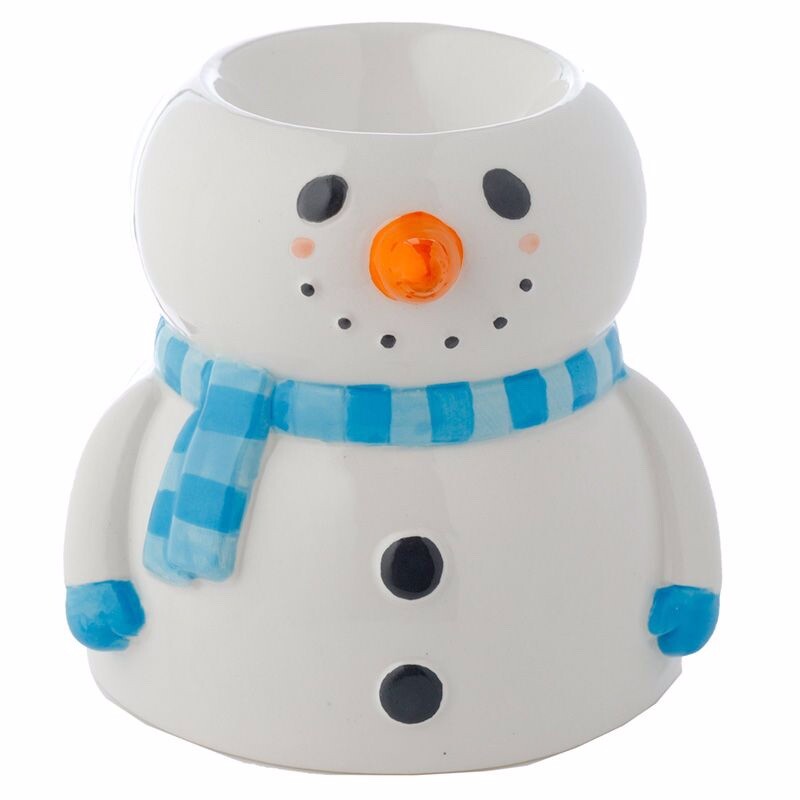 Snowman oil Burner Great for Christmas 1 Free Tealight Candle XOB395