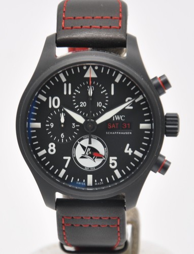 IWC Pilot Chronograph Tophatters 44.5mm Ceramic IW389108 Strap (2022)