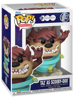 Funko POP #1242 Looney Tunes-Scooby-Doo Taz as Scooby-Doo Figure 