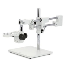 AmScope Doppel Arm Boom St&auml;nder f&uuml;r Stereo Mikroskop Rohr Halterung 76mm Fokus