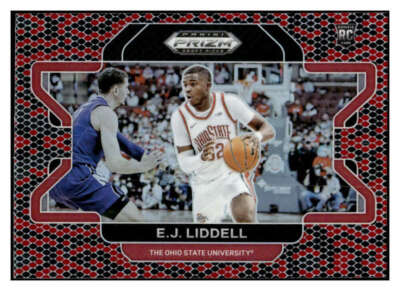 E.J. LIDDELL RC SSP 2022-23 Panini Prizm Draft Variation Venom #74 ROOK ID:54384