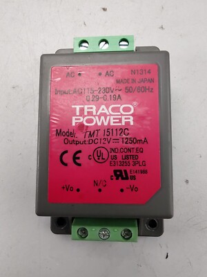 Traco Power TMT 15112C AC/DC Power Module TMT15112C