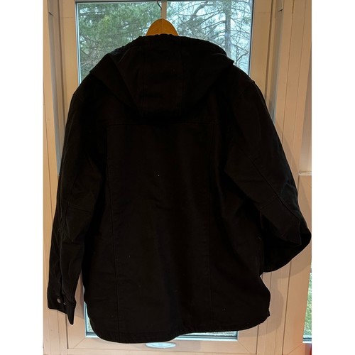 DRI DUCK KODIAK CANVAS WORK JACKET BLACK LOGO NWOT sz Large L - Picture 2 of 4