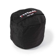 Titan Fitness 150 LB HD Strongman Sandbags, Double Layer, 1050D Cordura, Black,