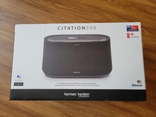 NEW HARMAN KARDON CITATION 500 WIRELESS SMART SPEAKER W/GOOGLE ASSISTANT - BLACK