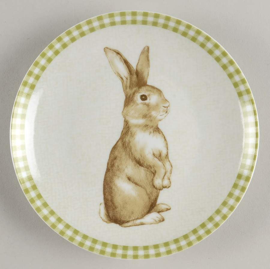 222 Fifth Bunny Land Appetizer Plate 10655165