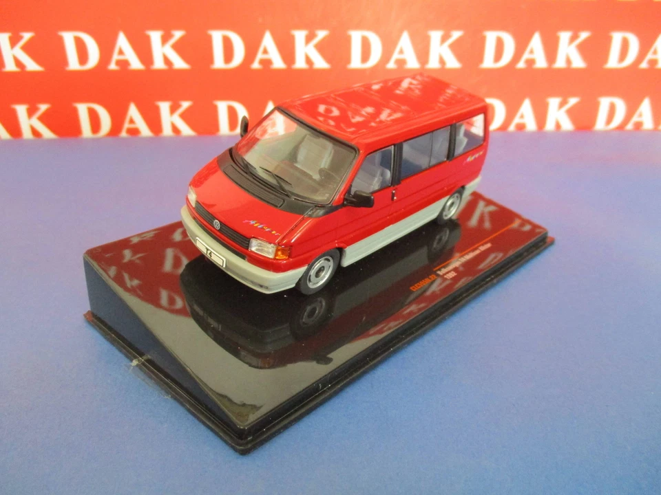 Die cast 1/43 Modellino Furgone Volkswagen T4 Multivan Allstar 1992 by Ixo - Immagine 2 di 4