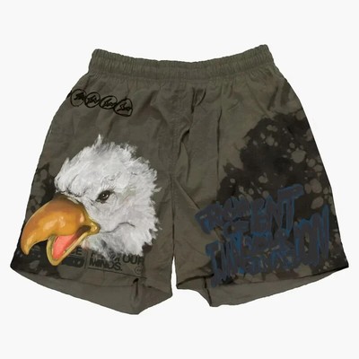Travis Scott Cactus Jack For Fragment Imagination Shorts Olive - S