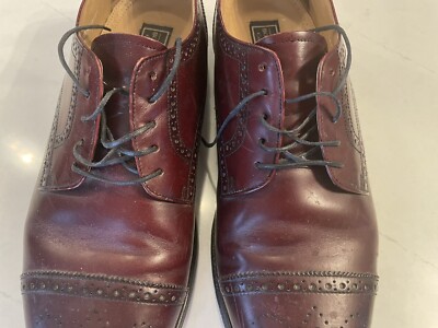 Bostonian Crown Windsor Oxblood Leather Cap Toe Shoes 10 E Bostonian Crown Windsor | Shoes | Bostonian Crown Windsor  main image 2