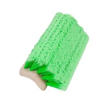10" Truck Wash Brush Bi-Level, Green, Magnolia Brush, 186-N