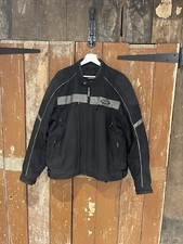 Harley-Davidson FXRG Motorrad Jacke Padded Olympia Moto Sports Schwarz Large