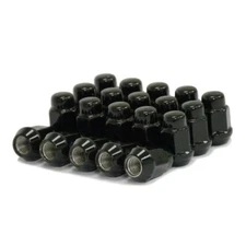 20 Black 12x1.5mm Factory Style Lugs for 1984 to 2019 Camaro Corvette 3/4" Hex