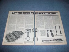 1976 Pontiac 301 V8 Engine Vintage Tech Info Article Let The Good Times Roll..