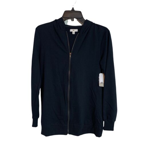 BP Men's Solid Full Zip Up Hoodie Classic Hooded Zipper Sweatshirt XS