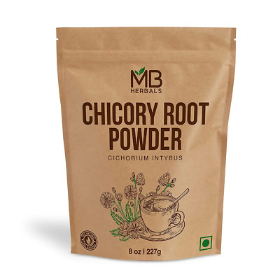 Instant Chicory Root Powder 227 Gram (0.5 Lb / 8 Oz) | Roasted & Granulated | Gl