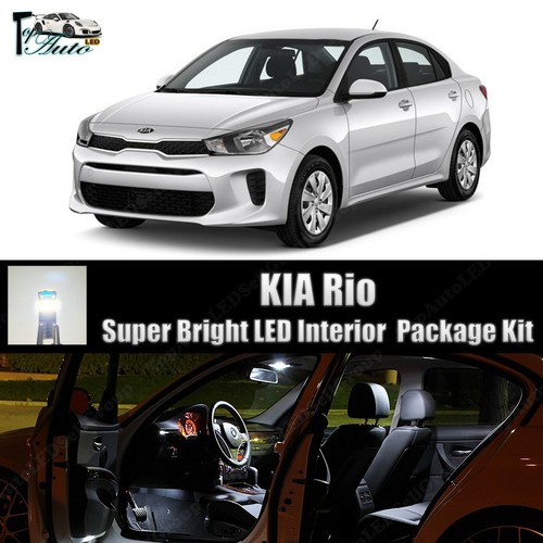 Premium Bright White Led Light Interior Package Kit For 12 19 Kia Rio Ebay