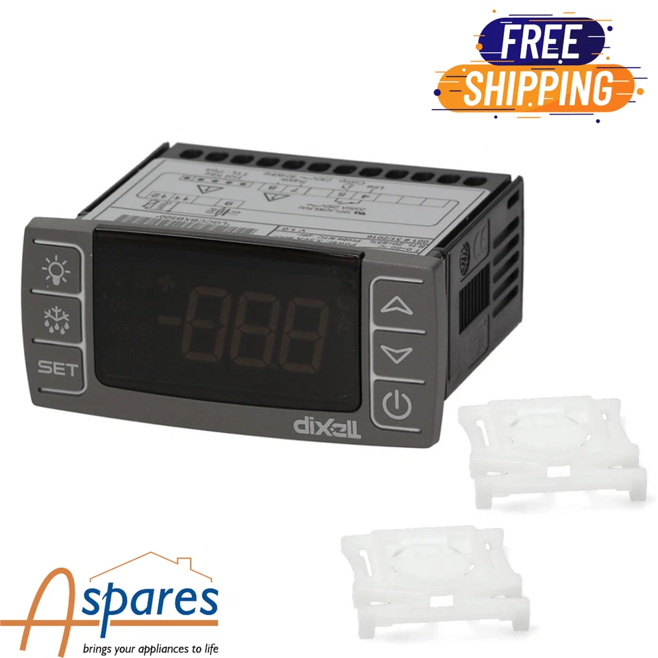 DIXELL DIGITALER TEMPERATURREGLER XR20CX-5N0C1 ELEKTRONISCHER THERMOSTAT NTC