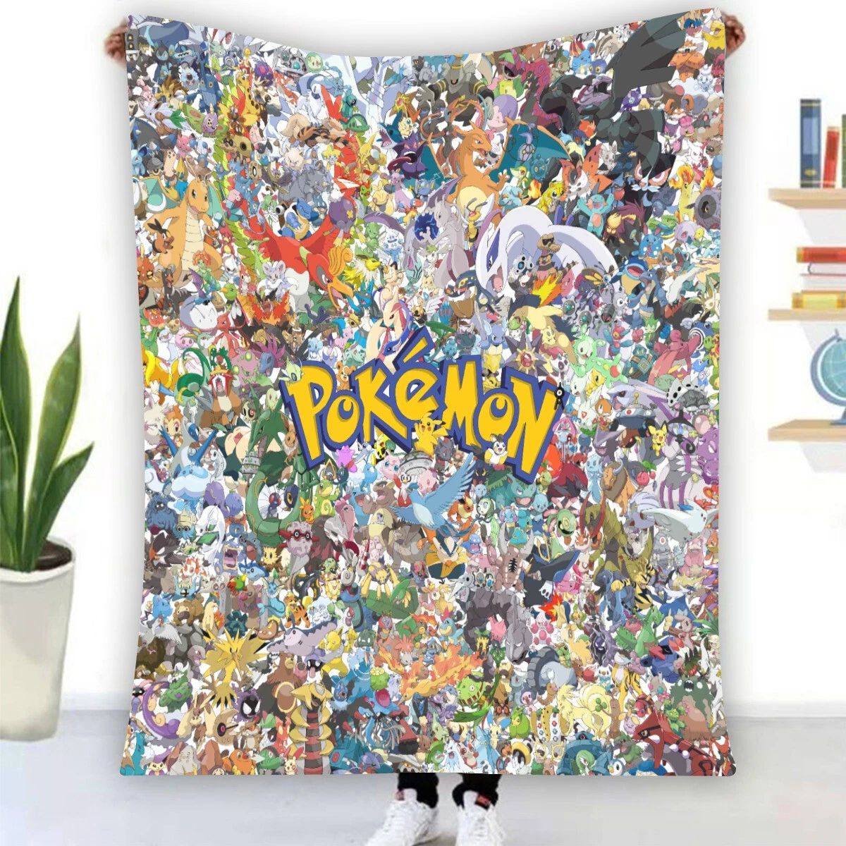 PKM Collage Characters Fleece Blanket
