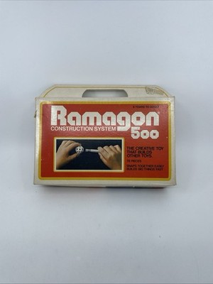 Ramagon 500 Creative Construction System   Vintage 1980 Building Toy w/ Box