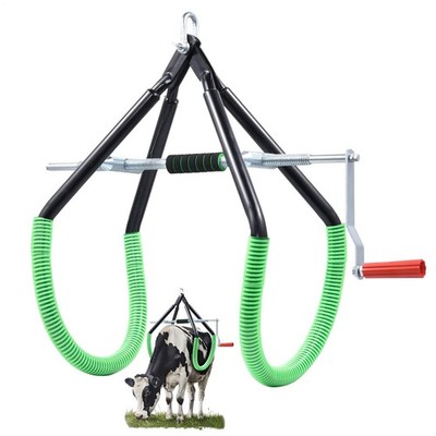 Lame Cow Hip Lifter Adjustable Clamp 1T Cow Lifting Frame Calving Milking Birthi