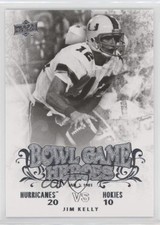 2011 Upper Deck College Football Legends Bowl Game Heroes Jim Kelly HOF 3f4