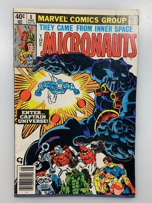 MICRONAUTS #8 : Earth Wars! 1979 CAPTAIN UNIVERSE APPEARANCE Marvel Comics