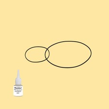 Cinghia Olio = Kit 5 per Grundig C 9000 Boombox