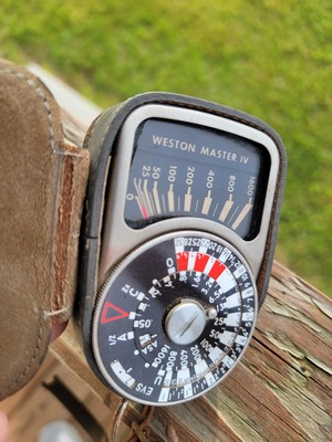 Weston Master IV Camera Universal Light Exposure Meter 745  With Case. Untested 