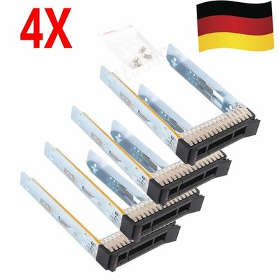 4Pcs SFF 2.5'' Festplatte Rahmen Tray Sled für Lenovo IBM ThinkSystem ST250 SR250