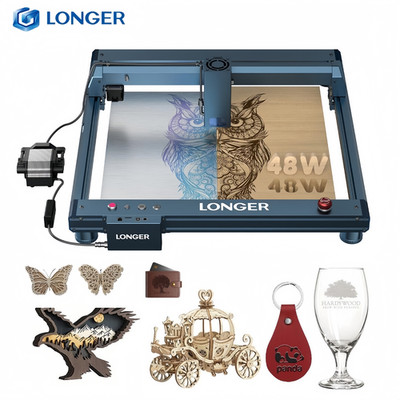 Longer Laser B1 40W DIY Laser Engraver Cutter 36000mm/min 450x440mm Working Area