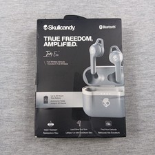 Skullcandy Indy Evo True Wireless Bluetooth Headphones - Light Gray